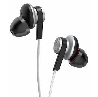 Slušalice Adda EP-003-WH, žičane, mikrofon, in-ear, crno-bijele