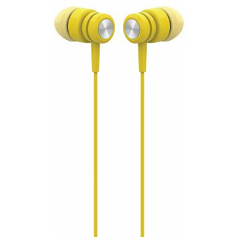 Slušalice Firebird by Adda Action Q25-RY, žičane, in-ear, žute