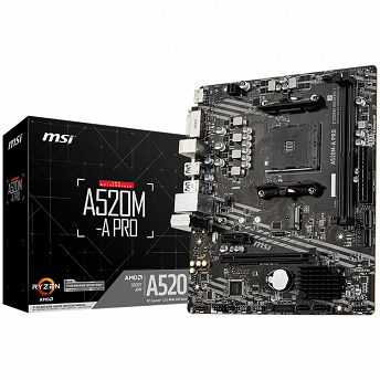 Matična ploča MSI A520M-A Pro, AMD AM4, Micro ATX