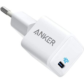 Strujni punjač Anker PowerPort III Nano, 20W, USB-C, bijeli