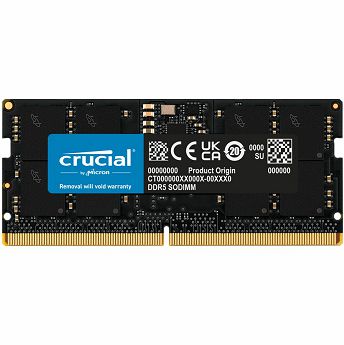 Memorija za prijenosna računala Crucial CT16G52C42S5, SO-DIMM, 16GB, DDR5 5200MHz, CL42