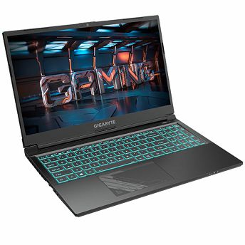 Notebook Gigabyte Gaming G5 MF, MF-E2EE313SD, 15.6" FHD IPS 144Hz, Intel Core i5 12500H up to 4.5GHz, 32GB DDR4, 512GB NVMe SSD, NVIDIA GeForce RTX4050 6GB, no OS, 2 god