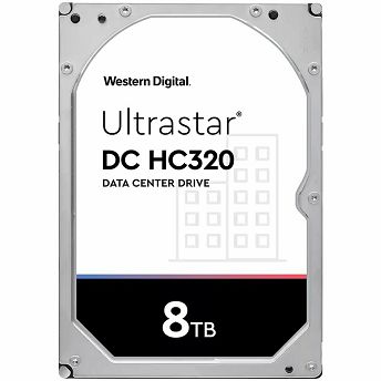 Hard disk za servere WD Ultrastar DC HC320 7K8 512E SE (3.5", 8TB, SATA3 6Gb/s, 256MB Cache, 7200rpm)