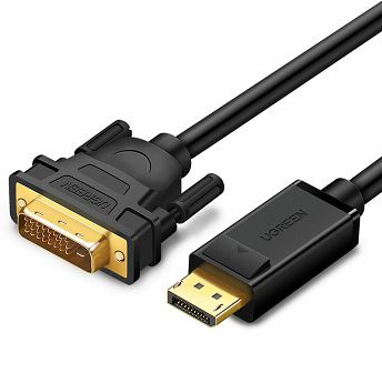 Kabel Ugreen, DisplayPort (M) na DVI (24+1) (M), 1.5m, crni