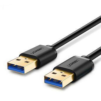 Kabel Ugreen, USB-A (M) na USB-A (M), 0.5m, crni