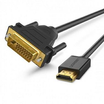 Kabel Ugreen, HDMI (M) na DVI 24+1 (M), 1.0m, crni