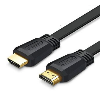 Kabel Ugreen, flat HDMI v2.0, 3.0m, crni