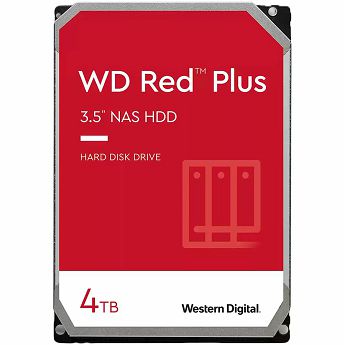 Hard disk WD Red Plus (3.5", 4TB, SATA3 6Gb/s, 256MB Cache, 5400rpm)