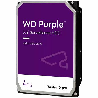 Hard disk WD Purple (3.5", 4TB, SATA3 6Gb/s, 256MB Cache, 5400rpm)