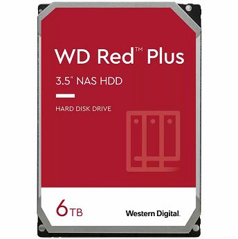 Hard disk WD Red Plus (3.5", 6TB, SATA3 6Gb/s, 256MB Cache, 5400rpm)