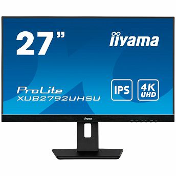 Monitor Iiyama 27" ProLite XUB2792UHSU-B5, IPS, DVI, HDMI, DP, 3xUSB 3.2, Zvučnici, Pivot, 4K