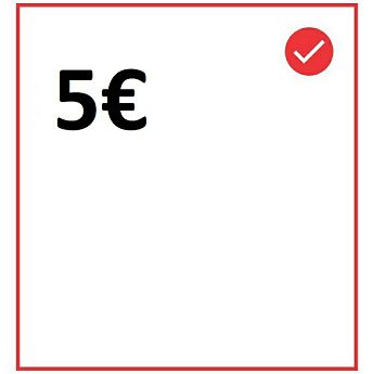 A1 e-bon 5€