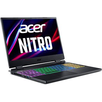 Notebook Acer Gaming Nitro 5, NH.QLZEX.00N, 15.6" FHD IPS 144Hz, Intel Core i7 12650H up to 4.7GHz, 16GB DDR5, 512GB NVMe SSD, NVIDIA GeForce RTX4050 6GB, no OS, 2 god