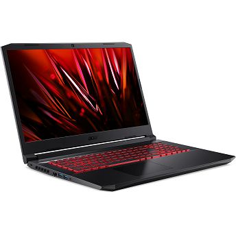 Notebook Acer Gaming Nitro 5, NH.QF8EX.008, 17.3" FHD IPS 144Hz, Intel Core i5 11400H up to 4.5GHz, 32GB DDR4, 512GB NVMe SSD, NVIDIA GF RTX3050 4GB, no OS, 2 god