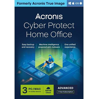 Acronis Cyber Protect Home Office, 3 uređaja - 1 godišnja licenca