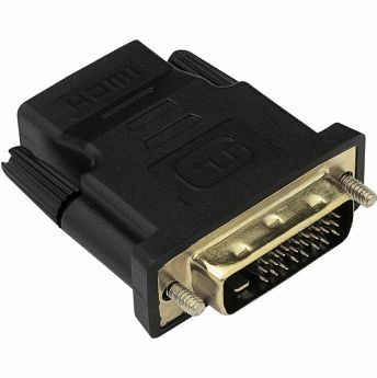 Adapter SBOX, DVI-D (M) na HDMI (Ž), crni