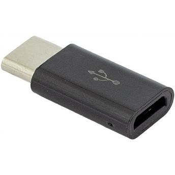Adapter SBOX, USB-C (M) na Micro USB 2.0 (Ž), crni