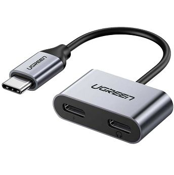 Adapter Ugreen, USB-C (M) na 2xUSB-C (Ž)