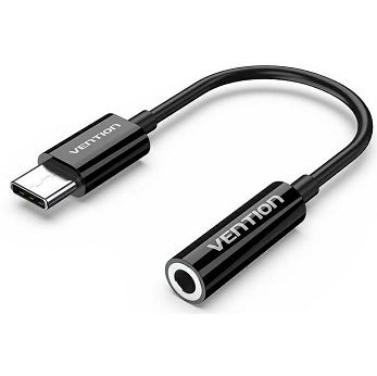 Adapter Vention, USB-C (M) na 3.5mm (Ž), crni