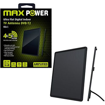 Antena Max Power HDA-5, unutarnja, LTE filter, crna