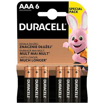 Baterije Duracell Basic AAA, 6 komada - 5000394142404