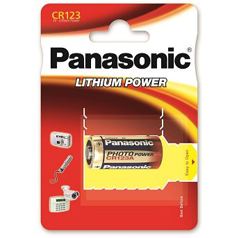 Baterija Panasonic Photo Power CR123, 1 komad, CR-123AL/1BP