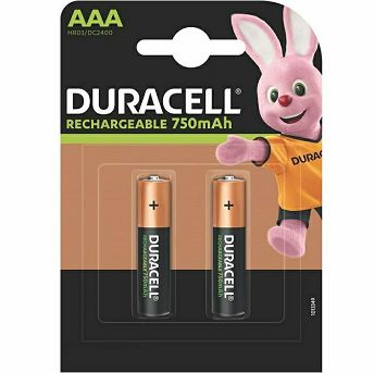 Baterije Duracell AAA, 750mAh, punjive, 2 komada - 5000394038790