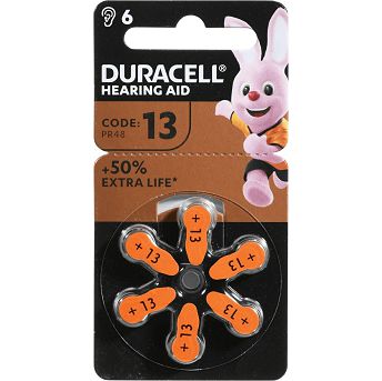 Baterije Duracell DA13, 6 komada - 5000394167070