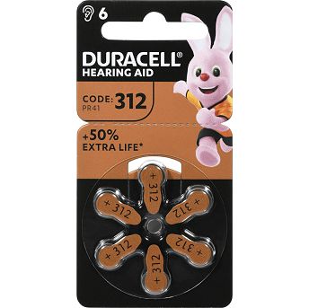 Baterije Duracell DA312, 6 komada - 5000394167193