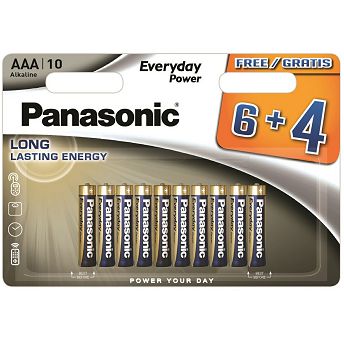 Baterije Panasonic Everyday Power AAA (R03), 10 komada, LR03EPS/10BW