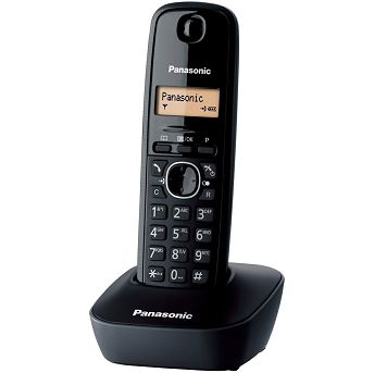 Bežični telefon Panasonic KX-TG1611FXH/PDH, crni