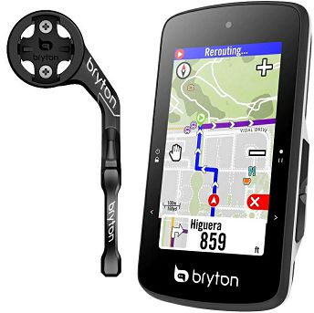 Biciklističko računalo Bryton Rider 750 SE, USB-C + nosač Bryton Sport Mount, aluminijski