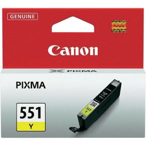 Tinta Canon CLI-551Y, žuta