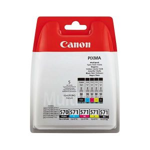 Tinta Canon PGI-570 + CL-571, BS0372C004AA, Black + Color (Multipack)