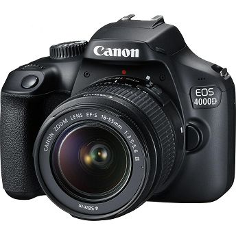 Digitalni fotoaparat Canon EOS 4000D EF-S 18-55mm f/3.5-5.6 DC III