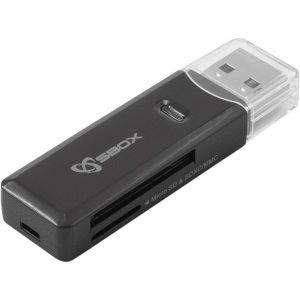 Čitač memorijskih kartica SBOX CR-01, SD/MicroSD, USB 3.0