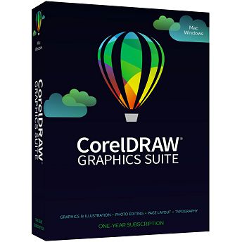CorelDRAW Graphics Suite, Subscription - 1 godišnja licenca