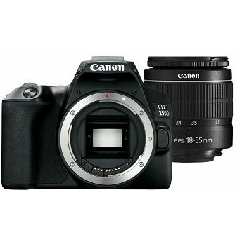Digitalni fotoaparat Canon EOS 250D, DSLR + EF-S 18-55mm III