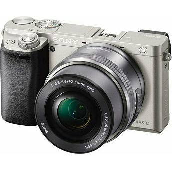 Digitalni fotoaparat Sony Alpha 6100, ILCE-6100LS, mirrorless + E PZ 16-50mm f/3.5-5.6 OSS, Silver