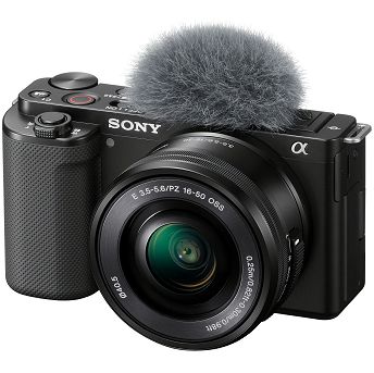 Digitalni fotoaparat Sony Alpha ZV-E10, ZVE10LBDI, mirrorless + E PZ 16-50mm f/3.5-5.6