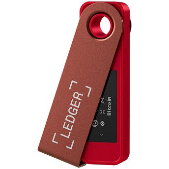 Digitalni novčanik Ledger Nano S Plus, USB-C, Ruby Red