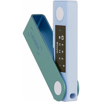 Digitalni novčanik Ledger Nano X, Bluetooth, USB-C, Pastel Green