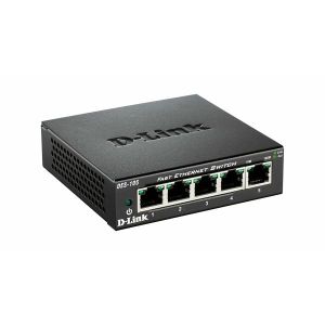 Switch D-Link DES-105/E, 5 portni, 5x10/100Mbps, unmanaged, crni