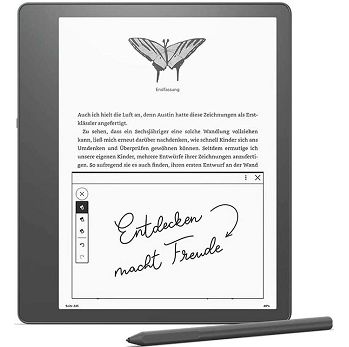 E-Book Reader Amazon Kindle Scribe 2022, 10.2", 16GB, WiFi, 300dpi, Premium Pen, USB-C, black