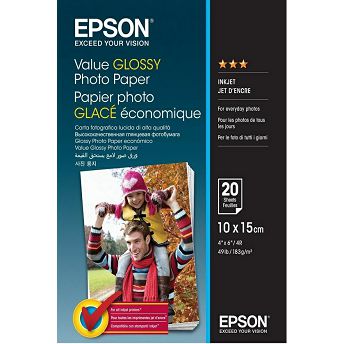 Foto papir Epson S400037 Value Glossy, 10x15cm, 20 listova