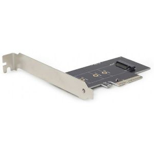 Gembird M.2 SSD adapter PCI-Express add-on card, with extra low-profile bracket