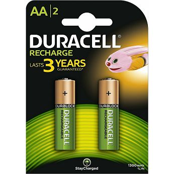 Baterije punjive Duracell AA 1300 MAH, 2 komada - 5000394039209