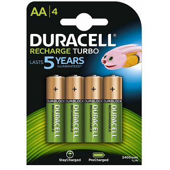 Baterije Duracell AA, 2500mAh, punjive, 4 komada - 5000394057203