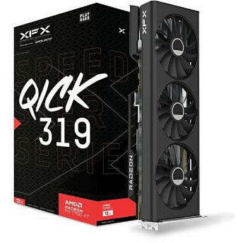 Grafička XFX AMD Radeon RX7700XT Speedster QICK 319 Black Edition, 12GB GDDR6