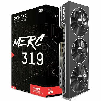Grafička XFX AMD Radeon RX7800XT Speedster Merc319 Black Edition, 16GB GDDR6